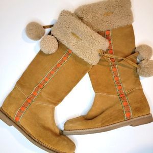 J.Crew Winter Suede Moccasin Boots